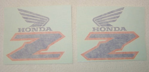 Decal Set Honda Z50R 1991 Minitrail  Gas Tank-hondanuts-Z50-CT70-QA50-SL70-XR75-parts-NOS-OEM-Honda