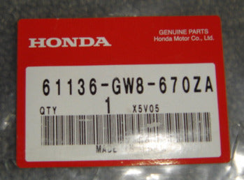 Front Number Plate Z50R 1988-1999 OEM-hondanuts-Z50-CT70-QA50-SL70-XR75-parts-NOS-OEM-Honda