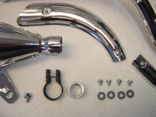 Exhaust System Complete Kit Honda Z50 K1-hondanuts-Z50-CT70-QA50-SL70-XR75-parts-NOS-OEM-Honda