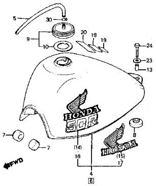 6-Pack Helmet Holder Decal Sticker For Honda DAX ST50 CT70 Z50 – BKK CLASSIC