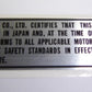 (13) Decal Silver Tag Honda CT70K0-hondanuts-Z50-CT70-QA50-SL70-XR75-parts-NOS-OEM-Honda