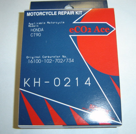 Carburetor Rebuild Kit Honda  CT90 1976-77 Keyster-hondanuts-Z50-CT70-QA50-SL70-XR75-parts-NOS-OEM-Honda