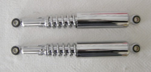 Rear Shock Set Honda CT70 Chrome HD-hondanuts-Z50-CT70-QA50-SL70-XR75-parts-NOS-OEM-Honda