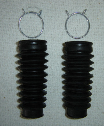 Front Fork Boot Set W/Clips Honda QA50-hondanuts-Z50-CT70-QA50-SL70-XR75-parts-NOS-OEM-Honda