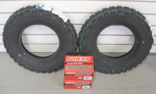 (05B/11) IRC 8" Tires and Tubes Z50-hondanuts-Z50-CT70-QA50-SL70-XR75-parts-NOS-OEM-Honda