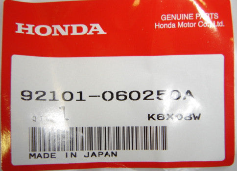 Hex Bolt 6 x 25mm Honda OEM-hondanuts-Z50-CT70-QA50-SL70-XR75-parts-NOS-OEM-Honda