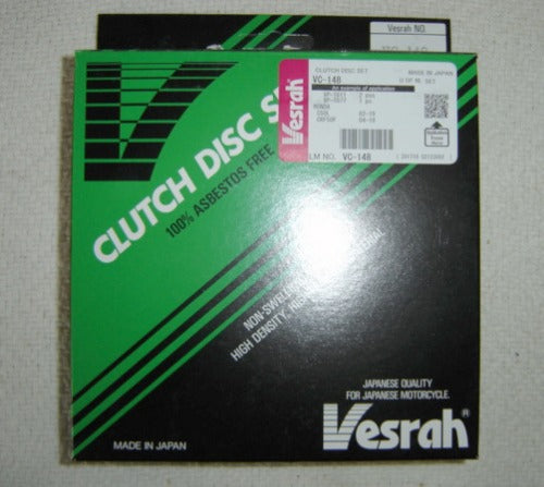 Clutch Disk Set Vesrah Honda Z50R CT70K1-94 CRF50 CRF70-hondanuts-Z50-CT70-QA50-SL70-XR75-parts-NOS-OEM-Honda