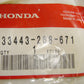 Turn Signal Lens Gasket CT70 CT90 ST90 XL70 CB450 CB750 OEM-hondanuts-Z50-CT70-QA50-SL70-XR75-parts-NOS-OEM-Honda