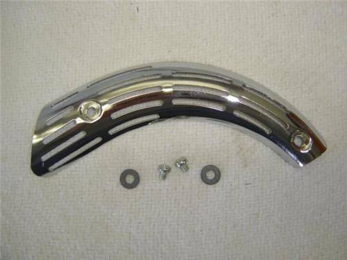 (09B) Exhaust Headpipe with Heat Shields Kit Honda Z50 K0 K1-hondanuts-Z50-CT70-QA50-SL70-XR75-parts-NOS-OEM-Honda