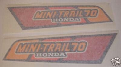 (11K/12K) Honda CT70 '79 Main Frame Decals 1979-hondanuts-Z50-CT70-QA50-SL70-XR75-parts-NOS-OEM-Honda