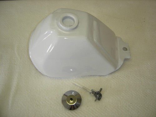 Gas Tank Z50R 1988-99 White-hondanuts-Z50-CT70-QA50-SL70-XR75-parts-NOS-OEM-Honda