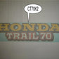 Honda CT70 K2 3 Speed Main Frame Decal Set-hondanuts-Z50-CT70-QA50-SL70-XR75-parts-NOS-OEM-Honda