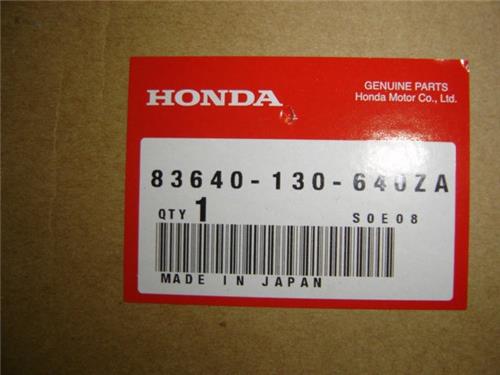 (12) Side Cover Honda Z50 Yellow OEM-hondanuts-Z50-CT70-QA50-SL70-XR75-parts-NOS-OEM-Honda