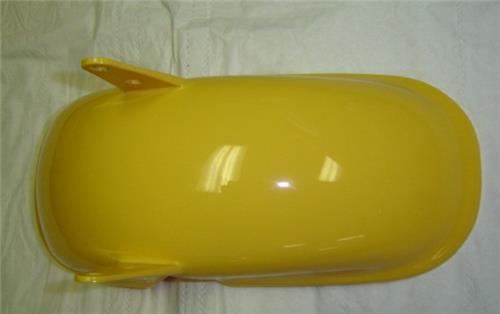 (06C) Fender Set Honda QA50 K0 Yellow Plastic-hondanuts-Z50-CT70-QA50-SL70-XR75-parts-NOS-OEM-Honda