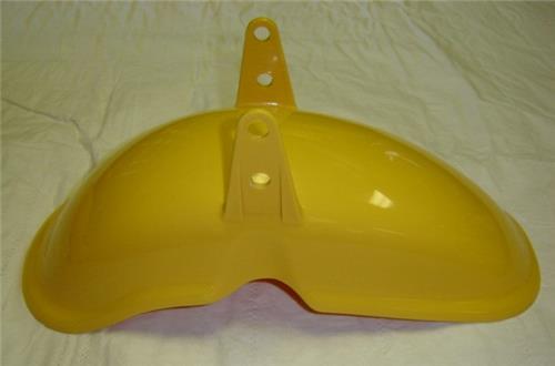 (06C) Fender Set Honda QA50 K0 Yellow Plastic-hondanuts-Z50-CT70-QA50-SL70-XR75-parts-NOS-OEM-Honda