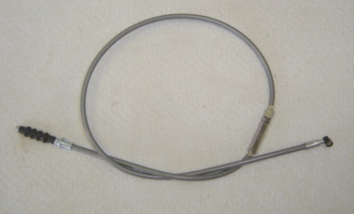 (32) Honda CT70 K0H K1H Reproduction Gray Clutch Cable-hondanuts-Z50-CT70-QA50-SL70-XR75-parts-NOS-OEM-Honda