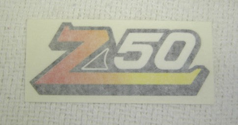 Decal Side Honda Z50K6 1975 Minitrail  Left Side Cover-hondanuts-Z50-CT70-QA50-SL70-XR75-parts-NOS-OEM-Honda