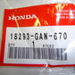 Muffler Protector Gasket Honda CT70 CT110 OEM-hondanuts-Z50-CT70-QA50-SL70-XR75-parts-NOS-OEM-Honda