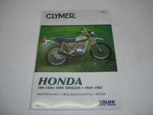 Clymer Repair Manual Honda SL100 CB100 SL125-hondanuts-Z50-CT70-QA50-SL70-XR75-parts-NOS-OEM-Honda
