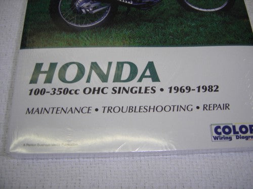 Clymer Repair Manual Honda SL100 CB100 SL125-hondanuts-Z50-CT70-QA50-SL70-XR75-parts-NOS-OEM-Honda