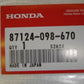 (11/12) Frame Decal CT70K0 OEM-hondanuts-Z50-CT70-QA50-SL70-XR75-parts-NOS-OEM-Honda
