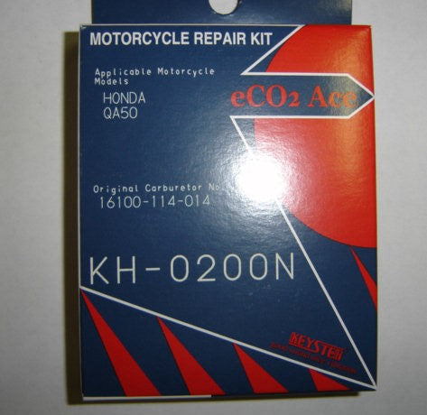 (01A) Carburetor Rebuild Kit Honda  QA50 Keyster-hondanuts-Z50-CT70-QA50-SL70-XR75-parts-NOS-OEM-Honda