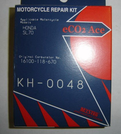(01A) Carburetor Rebuild Kit Honda  SL70 XL70 Keyster-hondanuts-Z50-CT70-QA50-SL70-XR75-parts-NOS-OEM-Honda