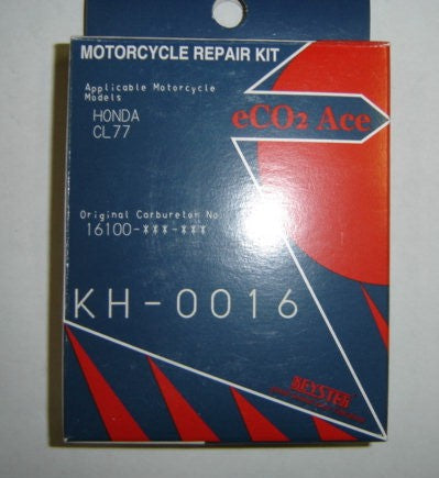 Carburetor Rebuild Kit Honda  CL77 Keyster-hondanuts-Z50-CT70-QA50-SL70-XR75-parts-NOS-OEM-Honda