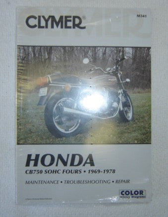 Clymer Repair Manual Honda CB750 1969-1978-hondanuts-Z50-CT70-QA50-SL70-XR75-parts-NOS-OEM-Honda