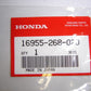 Petcock Gasket Honda CB77 CL77 CB750K0-K4 OEM-hondanuts-Z50-CT70-QA50-SL70-XR75-parts-NOS-OEM-Honda