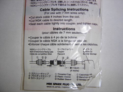 NGK Spark Plug Wire Splice Kit Honda Z50 CT70 SL70 QA50-hondanuts-Z50-CT70-QA50-SL70-XR75-parts-NOS-OEM-Honda