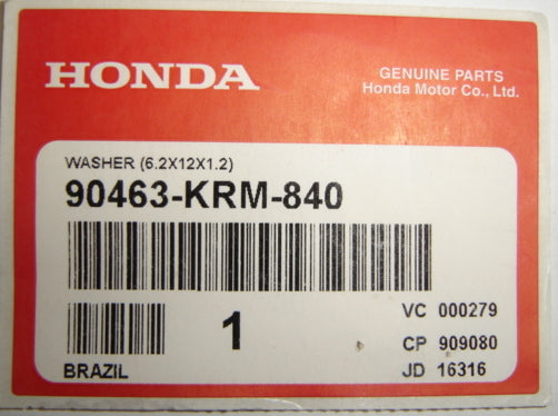 (13) Sealing Washer 6mm Copper Honda Z50 CT70 ATC70 SL70 OEM-hondanuts-Z50-CT70-QA50-SL70-XR75-parts-NOS-OEM-Honda