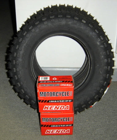 (03A/13) IRC Brand 10" Tires and Tubes CT70-hondanuts-Z50-CT70-QA50-SL70-XR75-parts-NOS-OEM-Honda
